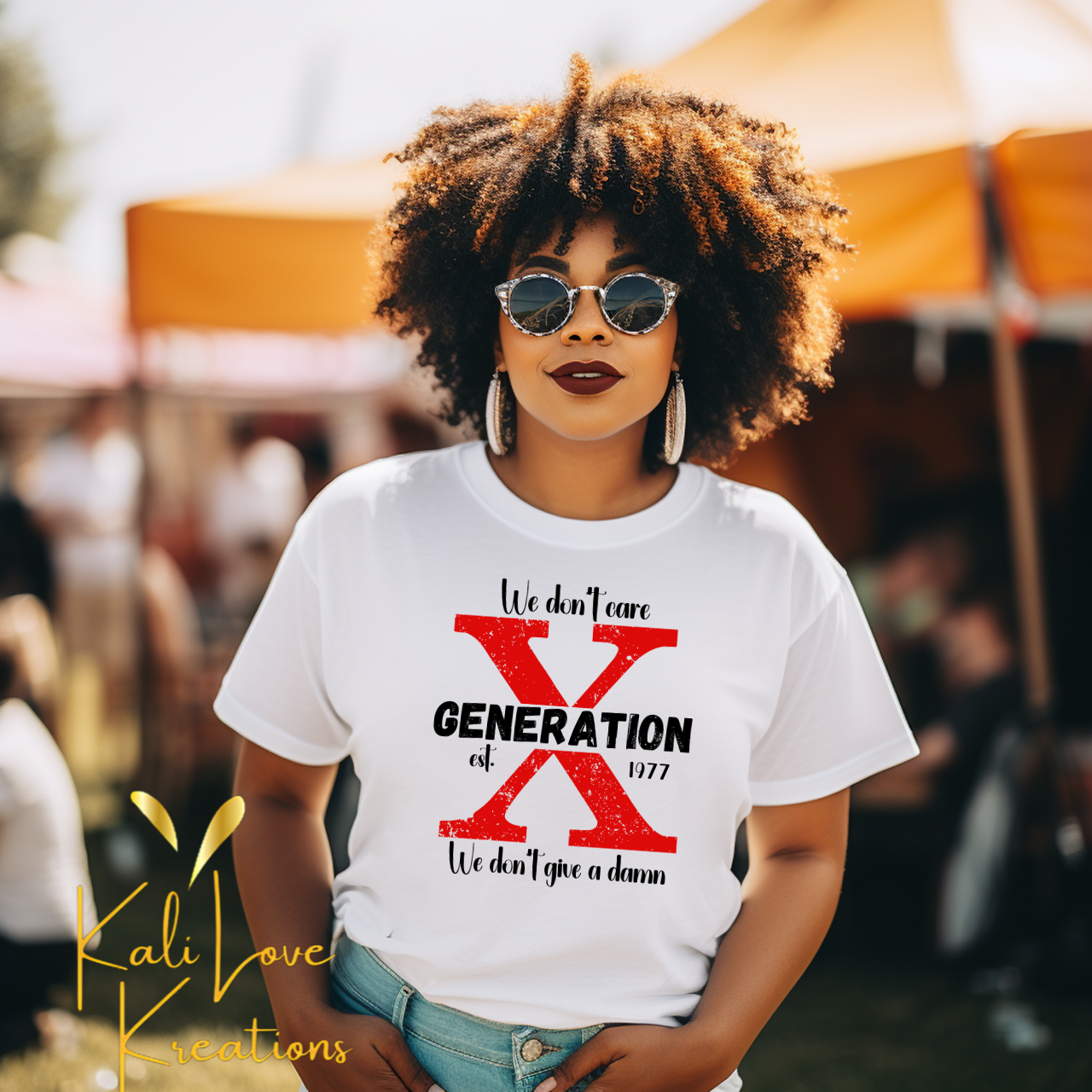 Gen X - We Don’t Give a Damn, We Don’t Care.” Tee (Your Year)