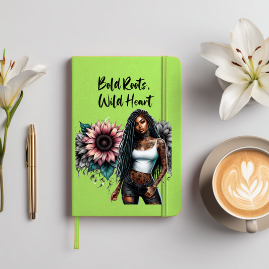Bold Roots Wild Heart Hardcover Journal Notebook