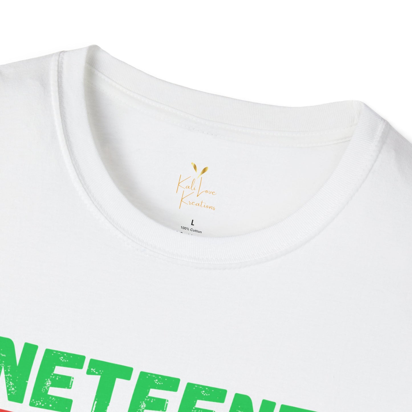 Juneteenth Nutritional Facts Tee