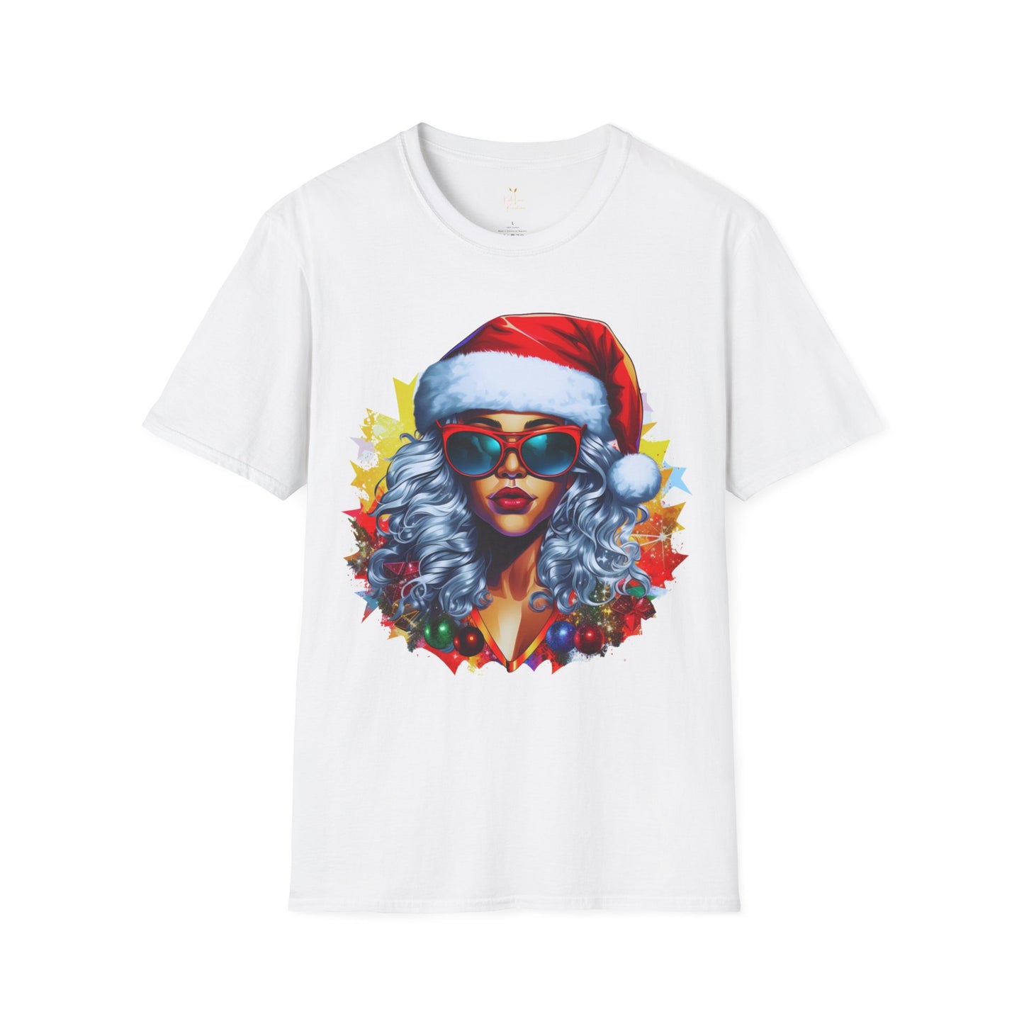 Black Mrs. Claus Christmas Tee