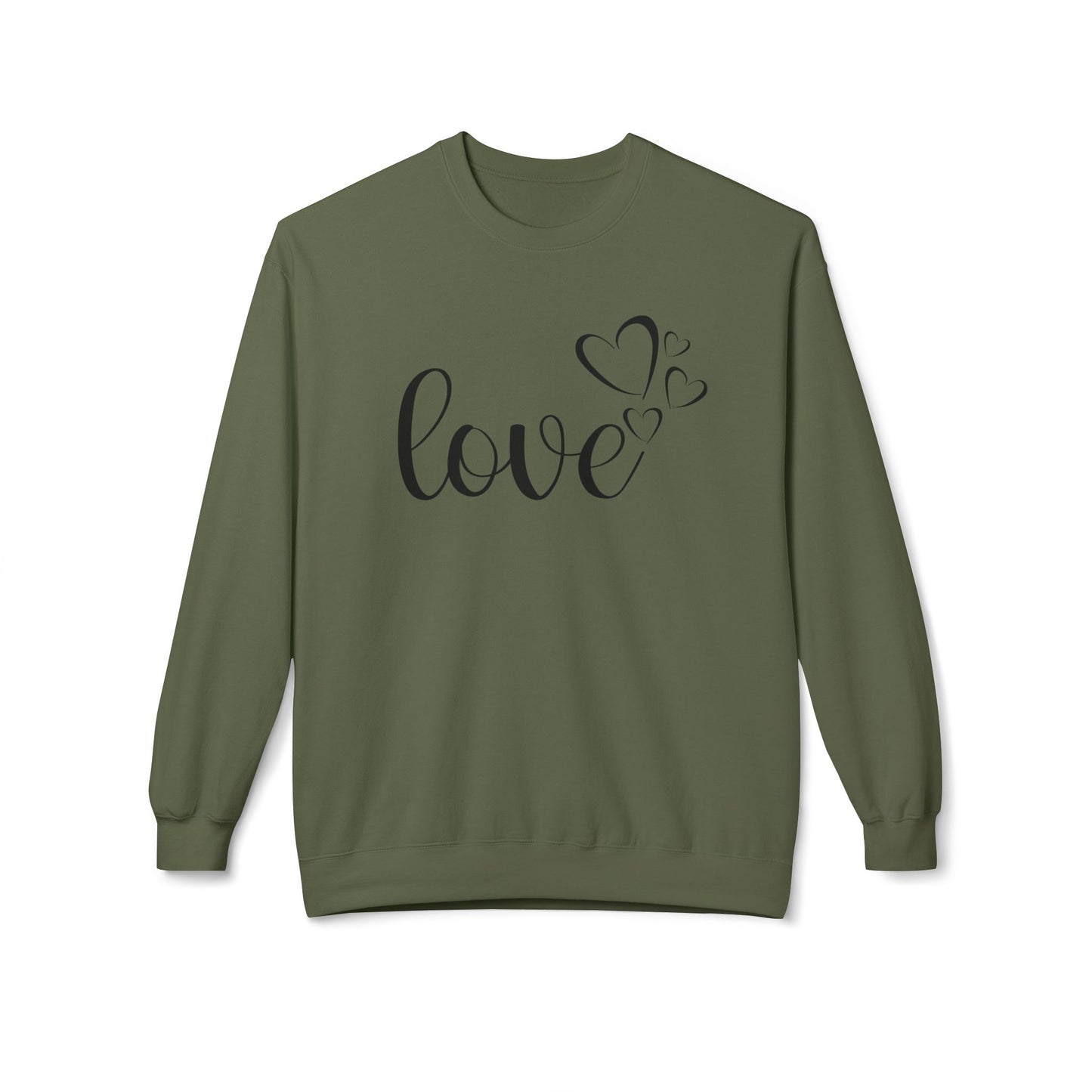 Love & Hearts Crewneck Sweatshirt