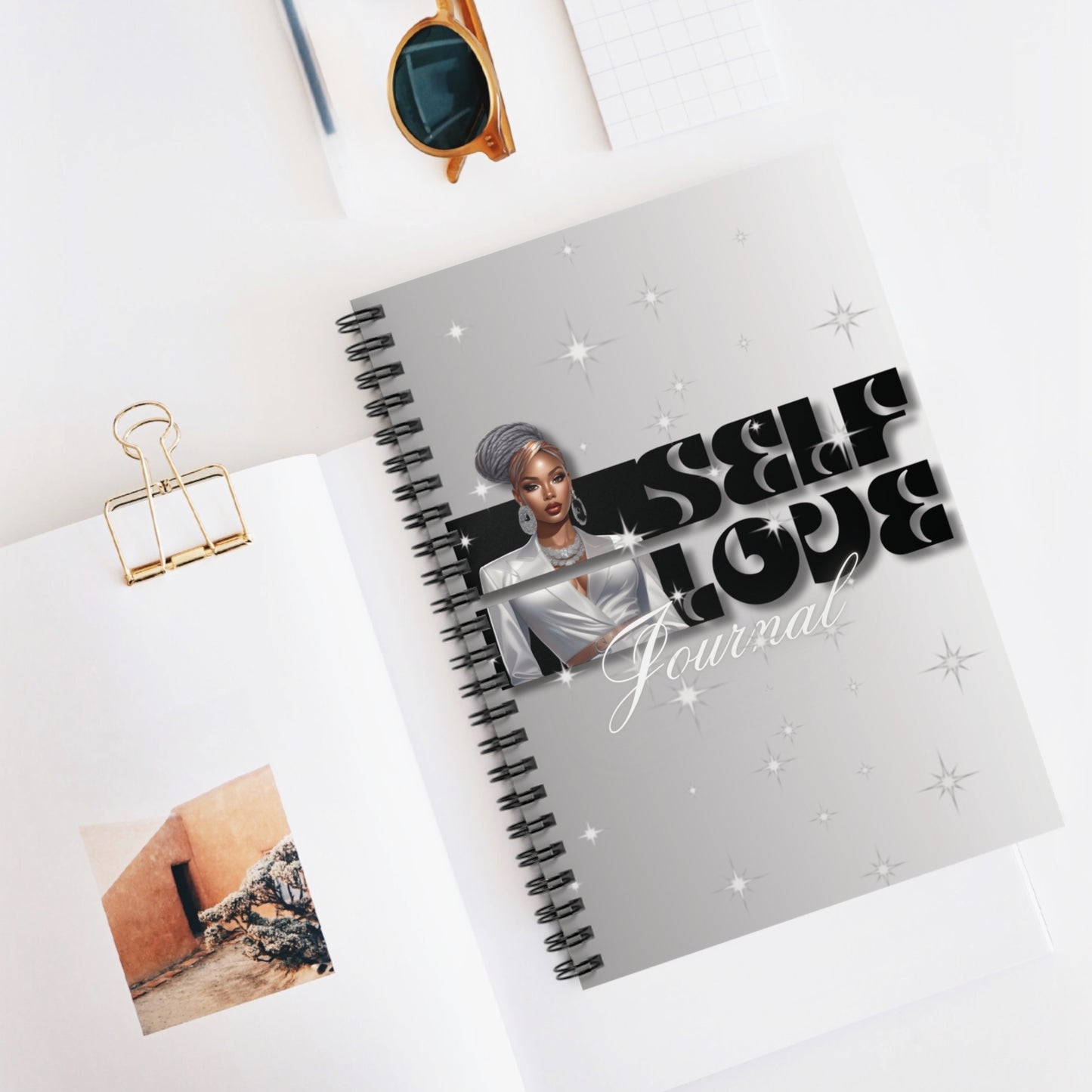 Mirror Magic: The Self-Love Journal Spiral Notebook