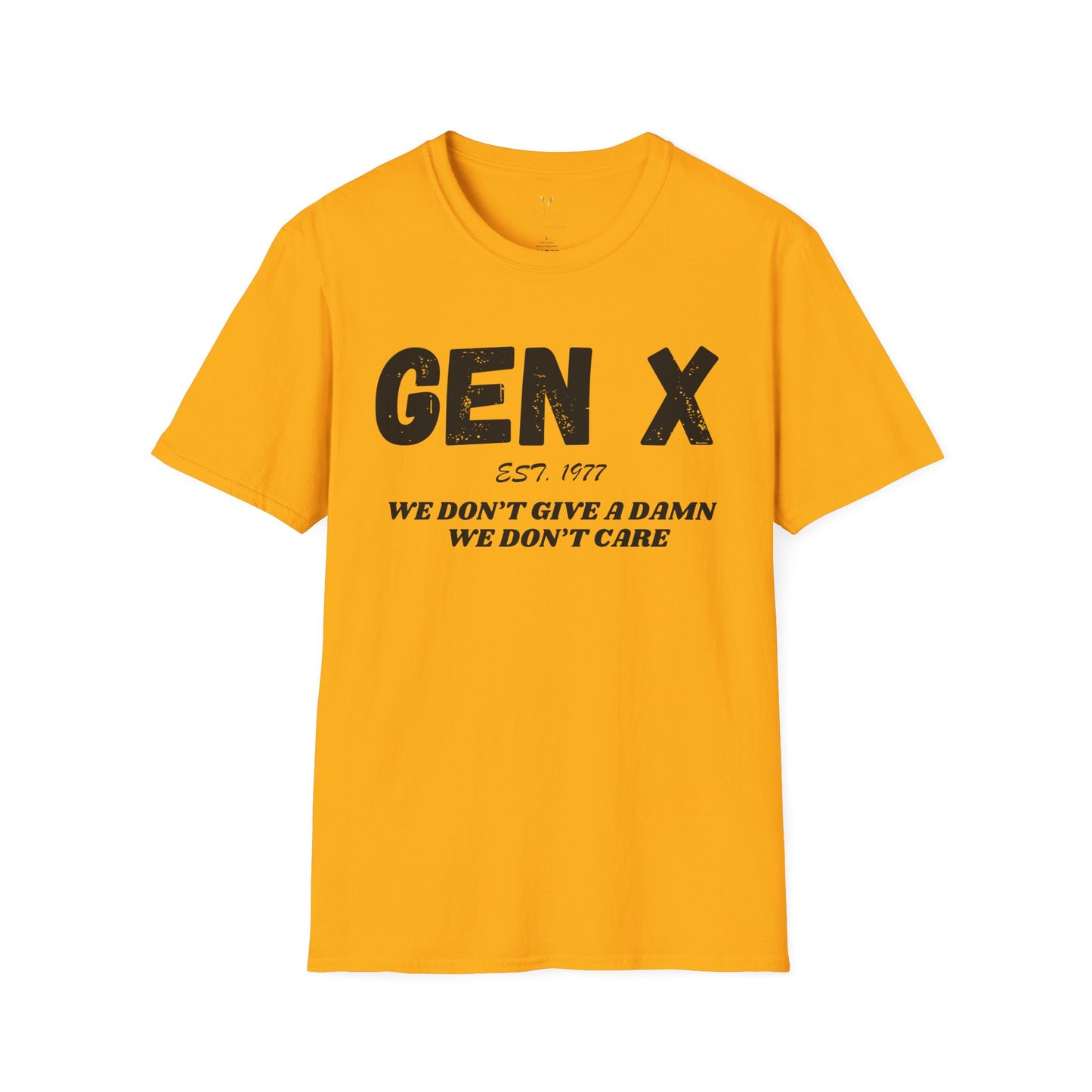 Gen X Classic Tee – Zero F’s Since (Your Year)