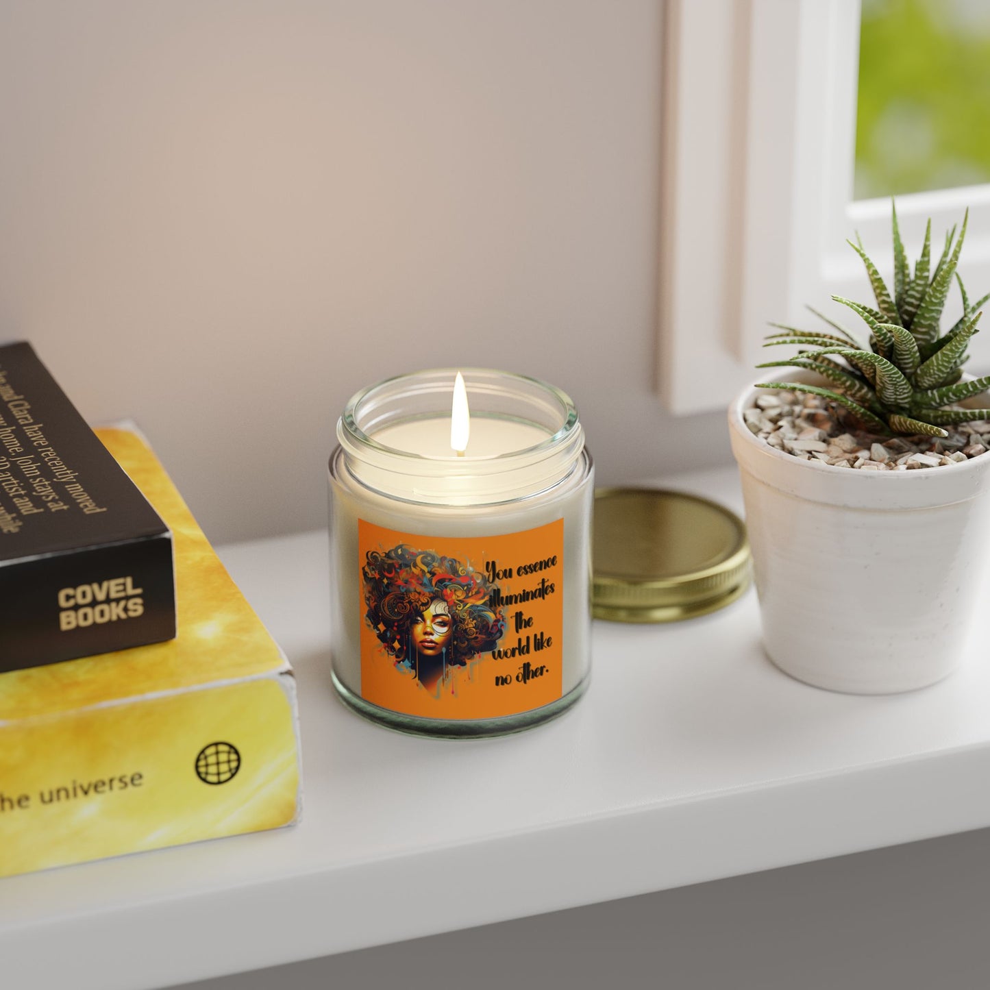 “Illuminate the World” Affirmation Candle – Black Girl Magic Glow