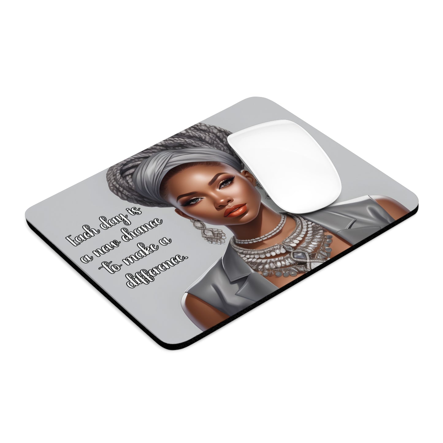 Black Woman Affirmation Mouse Pad