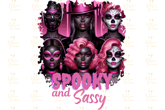 Spooky and Sassy Black Women PNG (Digital Download)