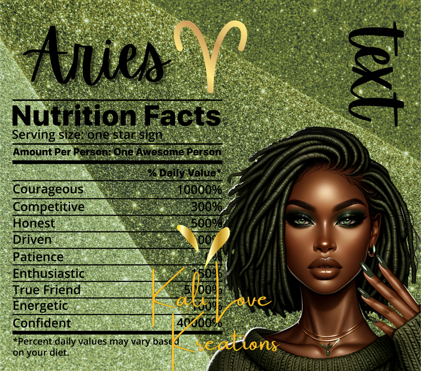 Black Women Zodiac Sign Tumbler Wrap Bundle (Customizable)