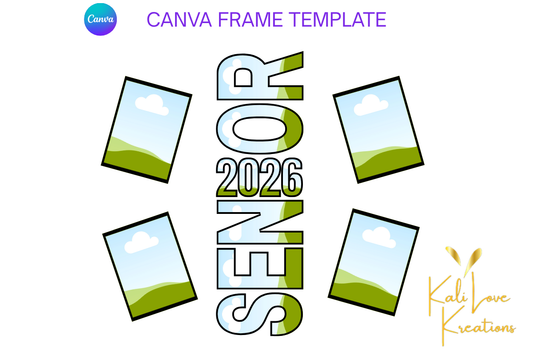 Senior 2026 Graduation Tumbler Template, Photo Tumbler Wrap