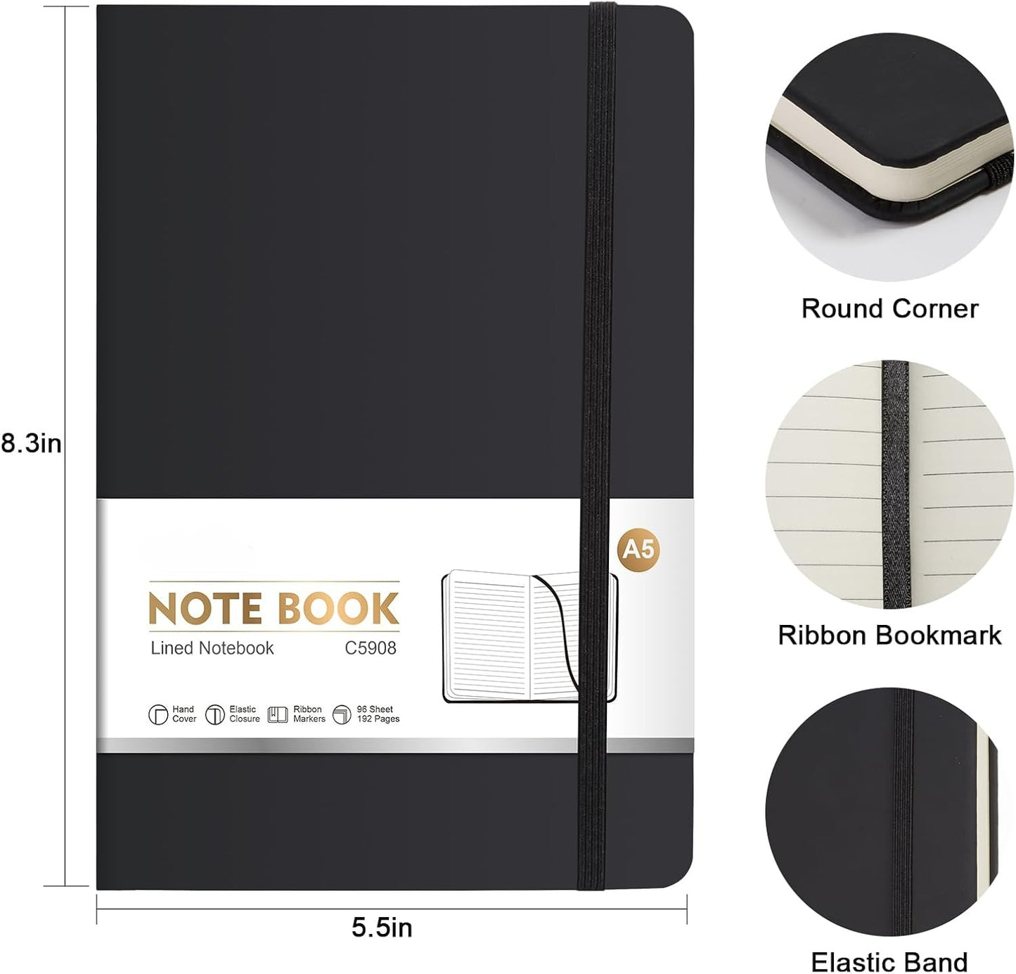 Boss Energy Hardcover Journal Notebook
