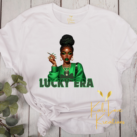 Black Woman In My Lucky Era Tee