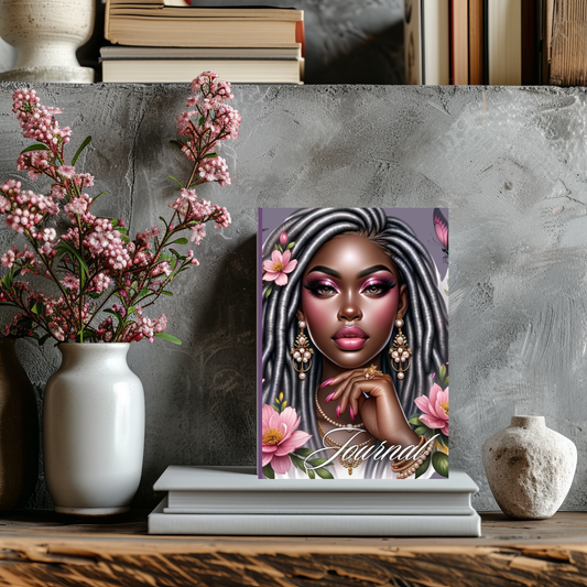 Melanated Floral Radiance Soft Cover Paperback