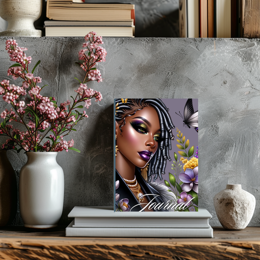 Melanated Floral Radiance Soft Cover Paperback