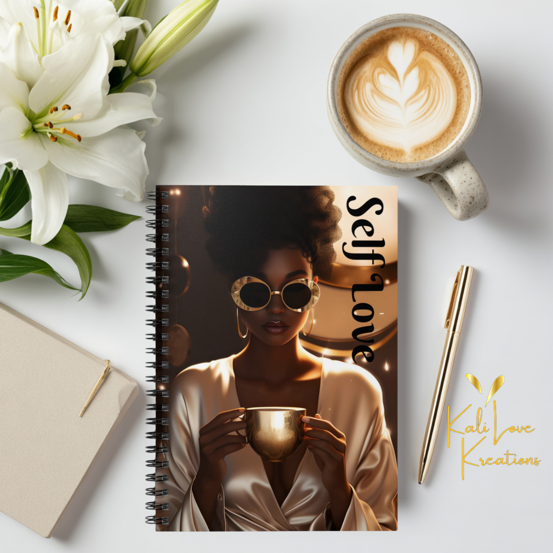 Golden Rituals: A Self-Love Journal Spiral Notebook