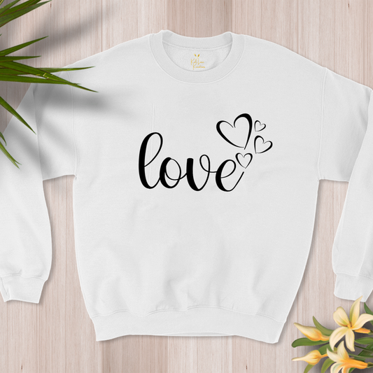 Love & Hearts Crewneck Sweatshirt