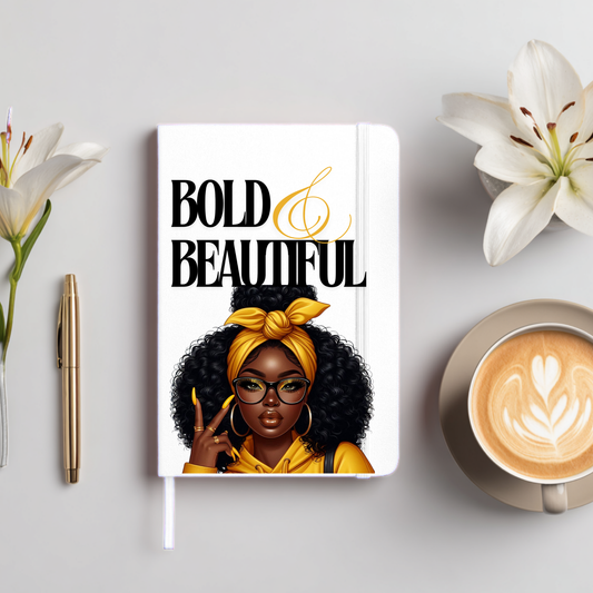 Bold & Beautiful Hardcover Journal Notebook