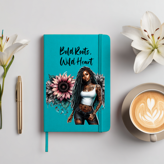 Bold Roots Wild Heart Hardcover Journal Notebook