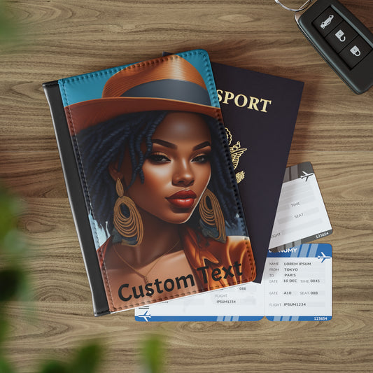 Afro Chic Passport Cover – Bold, Beautiful & Personalized