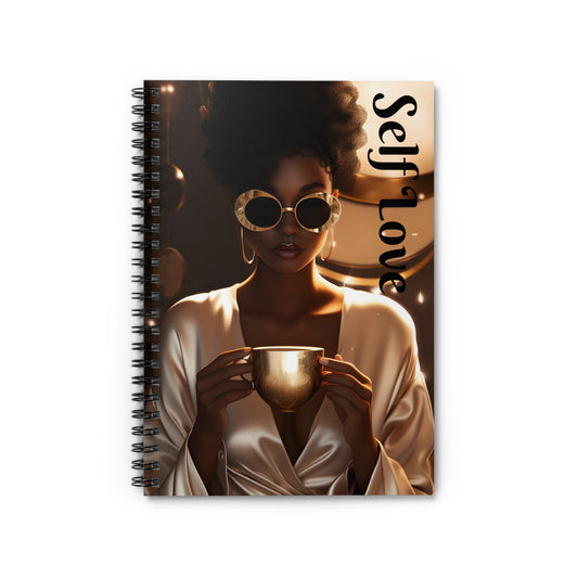 Golden Rituals: A Self-Love Journal Spiral Notebook