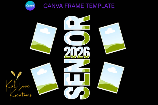 Senior 2026 Graduation Tumbler Template, Photo Tumbler Wrap