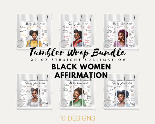 Affirmation Tumbler Wrap Bundle
